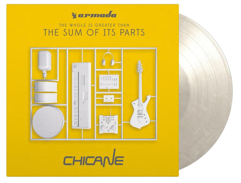 Chicane The Whole Is Greater Than The Sum Of Its Parts - White Marbled 180 Gram Vinyl UK 2-LP vinyl record set (Double LP Album) MOVLP3106