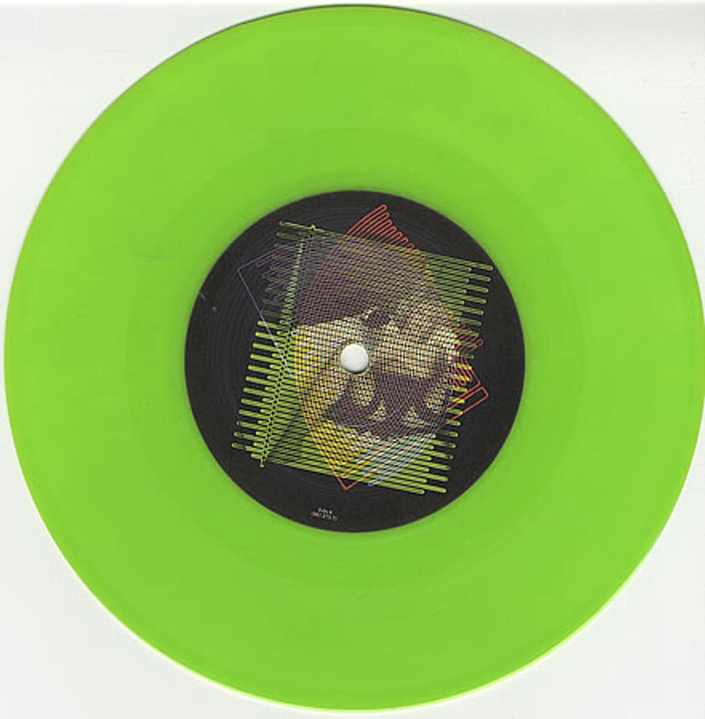 Chikinki Assassinator 13 - Lime Green Vinyl UK 7" vinyl single (7 inch record / 45) C/K07AS395336