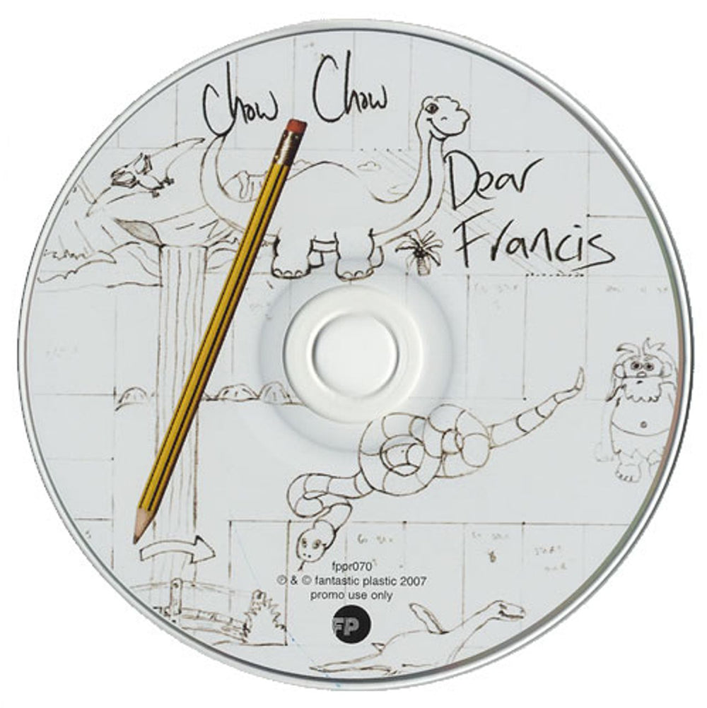 Chow Chow Dear Francis UK Promo CD single (CD5 / 5") FPPR070