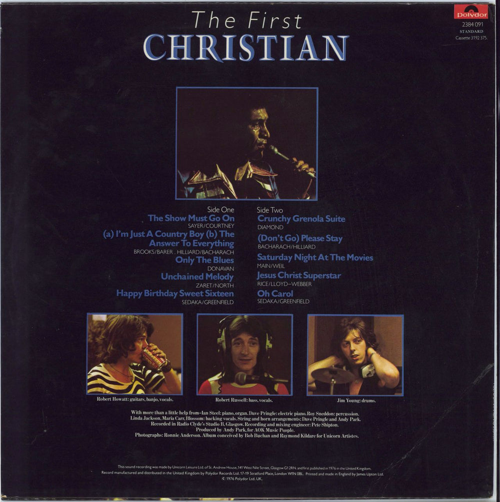 Christian The First Christian UK vinyl LP album (LP record)