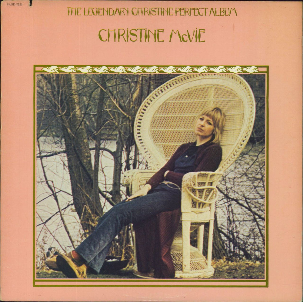 Christine McVie The Legendary Christine Perfect Album - EX US vinyl LP album (LP record) SASD-7522