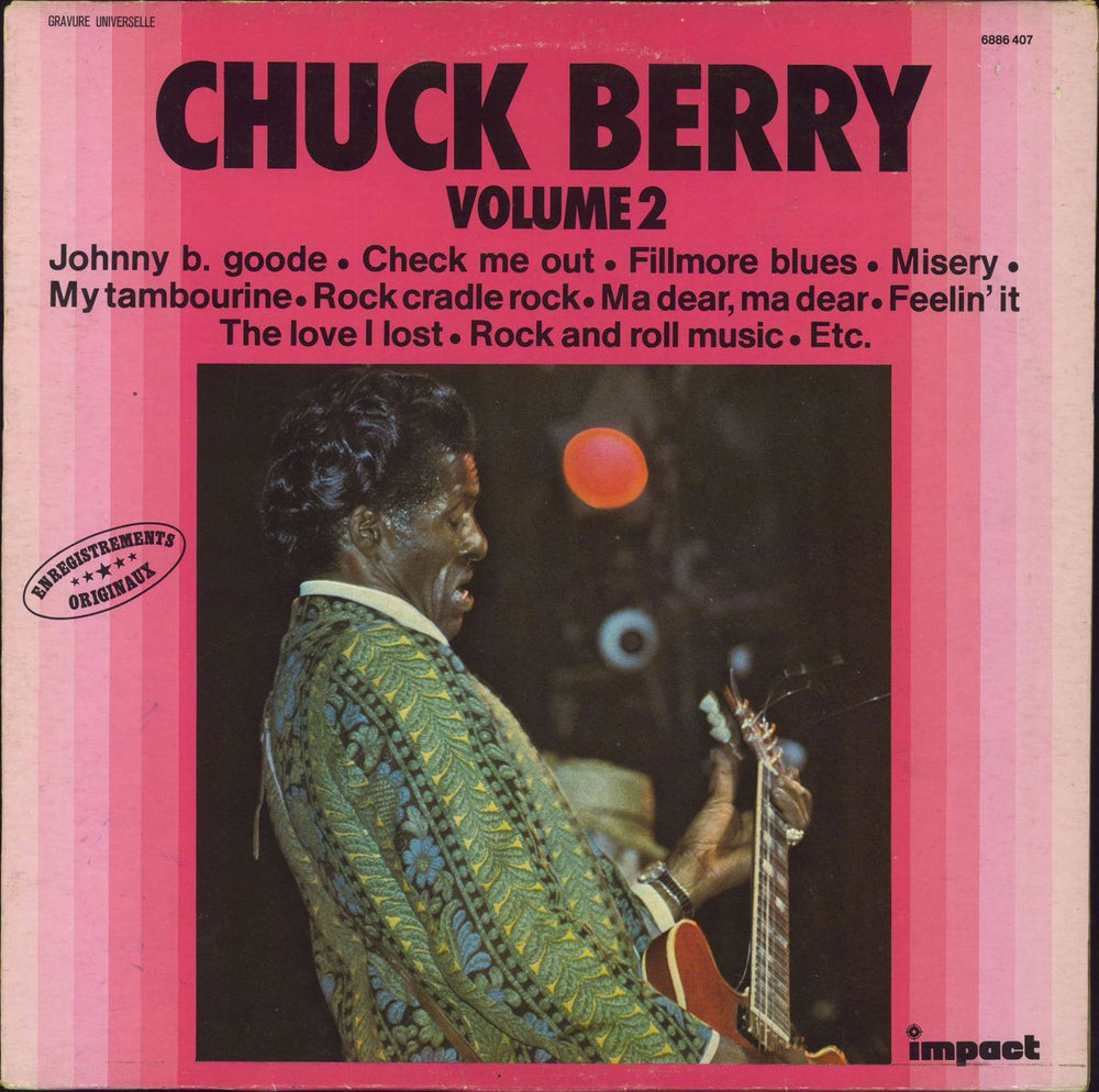 Chuck Berry Chuck Berry Volume 2 - Red sleeve French vinyl LP album (LP record) 6886407