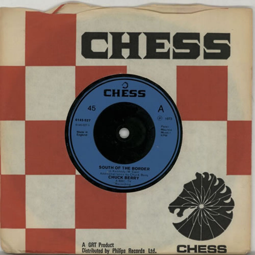 Chuck Berry South Of The Border UK 7" vinyl single (7 inch record / 45) 6145027