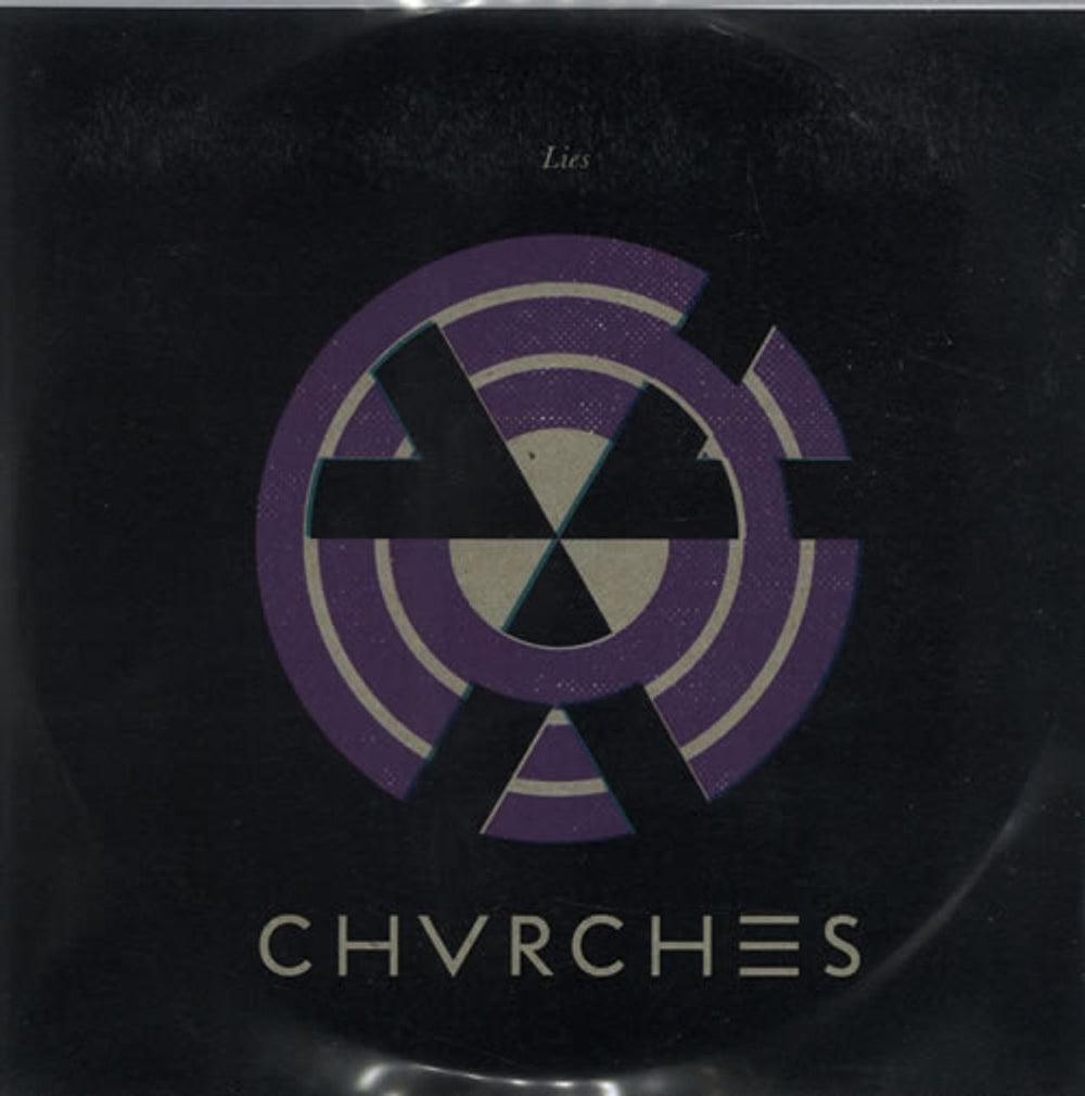 Chvrches Lies UK Promo CD-R acetate CD-R