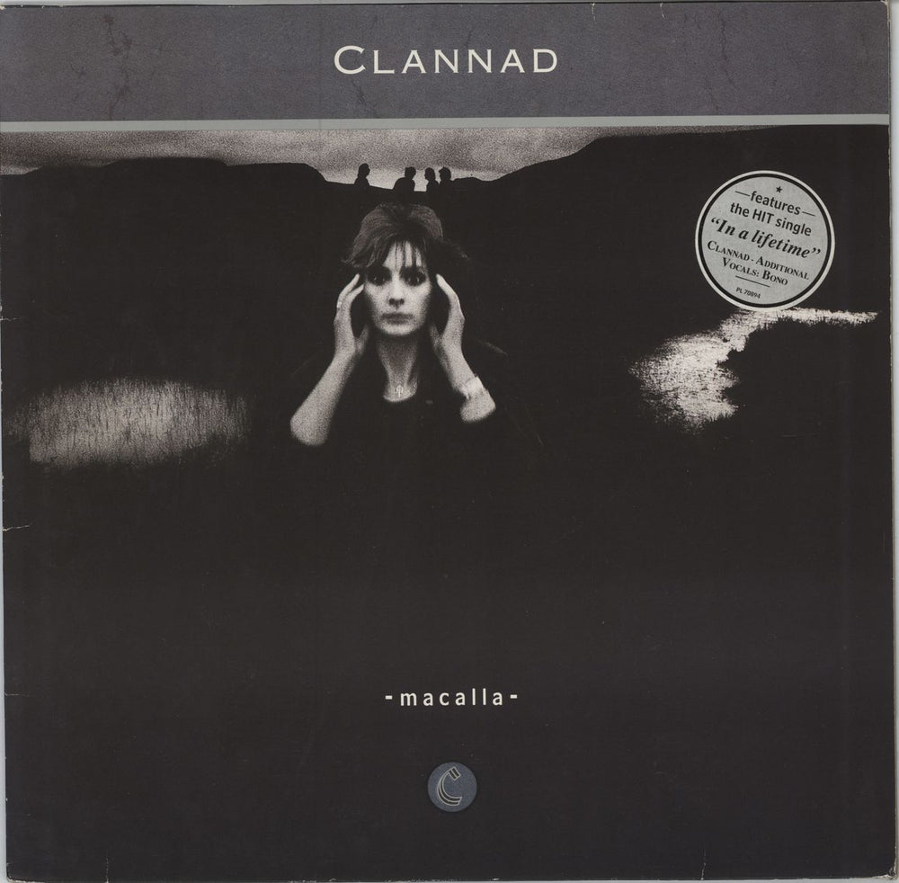 Clannad Macalla - Stickered sleeve UK vinyl LP album (LP record) PL70894