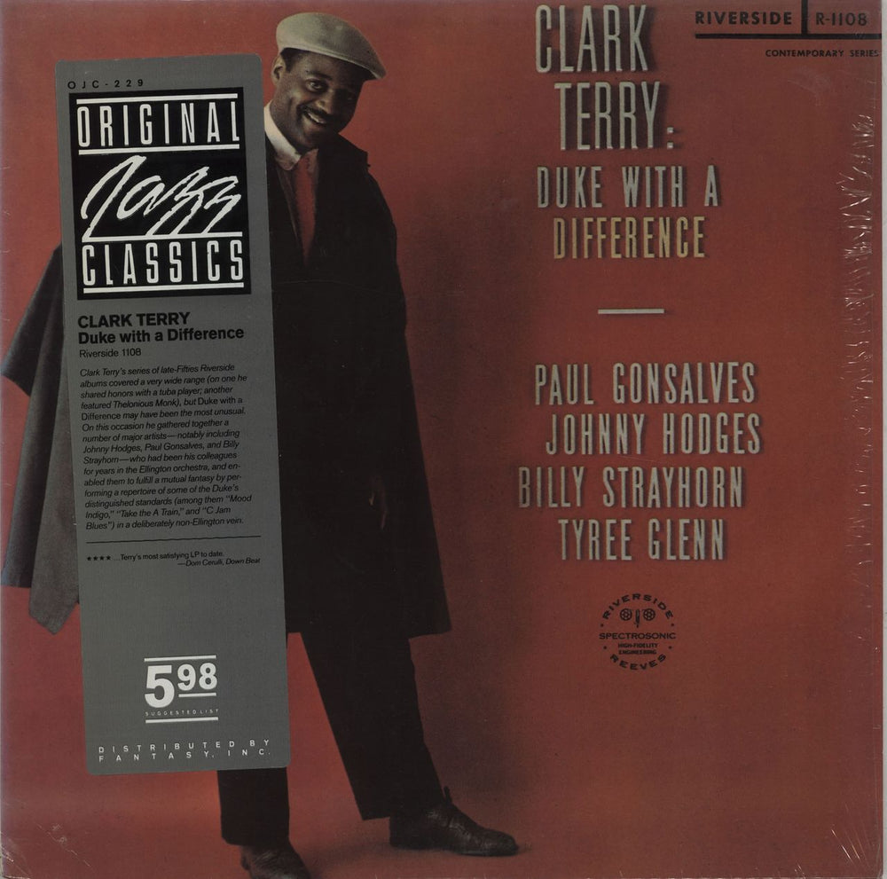 Clark Terry Duke With A Difference - stickered shrink US vinyl LP album (LP record) OJC-229