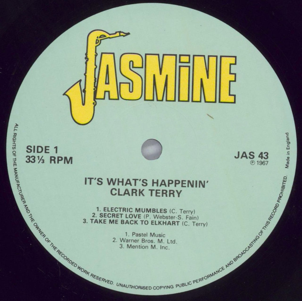Clark Terry It's What's Happenin' UK vinyl LP album (LP record) CTILPIT823705