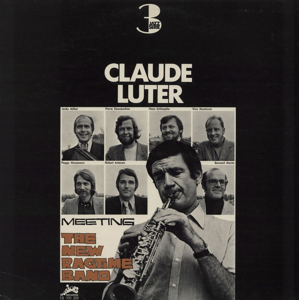 Claude Luter The New Ragtime Band Meeting Claude Luter French vinyl LP album (LP record) EB100208