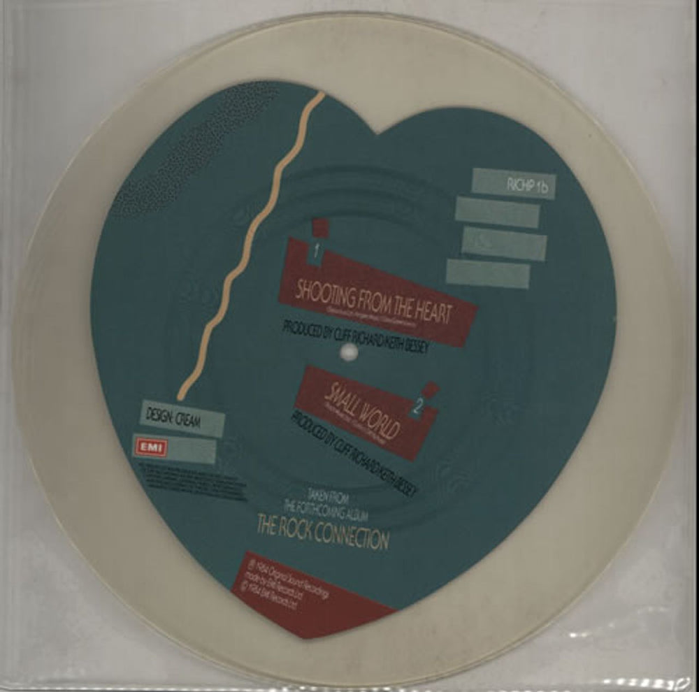 Cliff Richard Shooting From The Heart - Uncut Picture Disc UK uncut picture disc (vinyl) RICUNSH582201