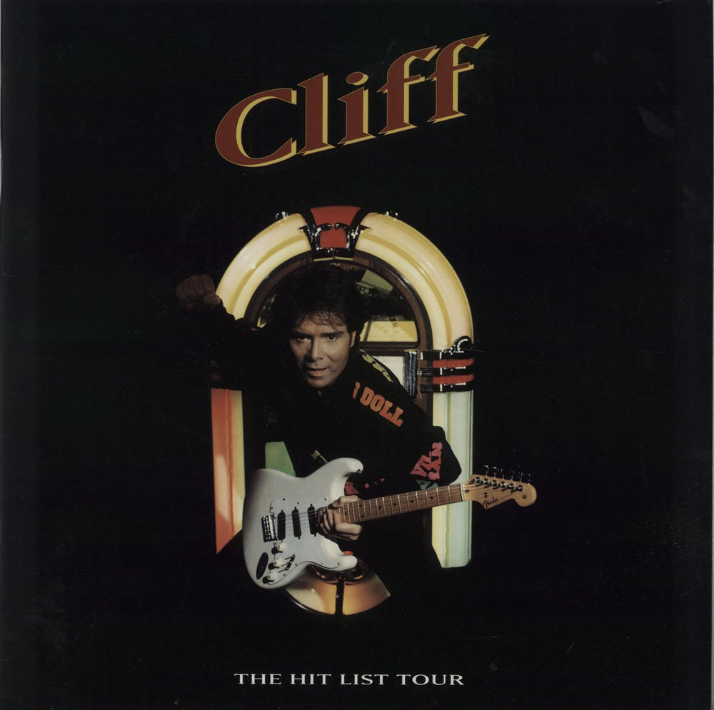 Cliff Richard The Hit List Tour + Ticket Stub UK tour programme TOUR PROG