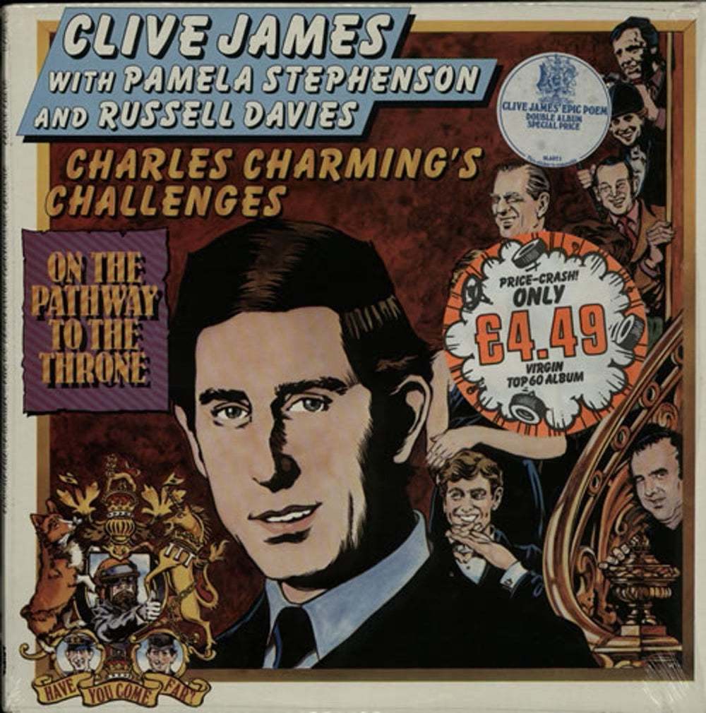 Clive James Charles Charming's Challenges On The Pathway To The Throne UK 2-LP vinyl record set (Double LP Album) DLART3