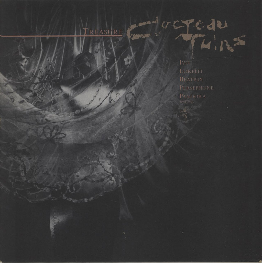 Cocteau Twins Treasure - EX UK vinyl LP album (LP record) CAD412
