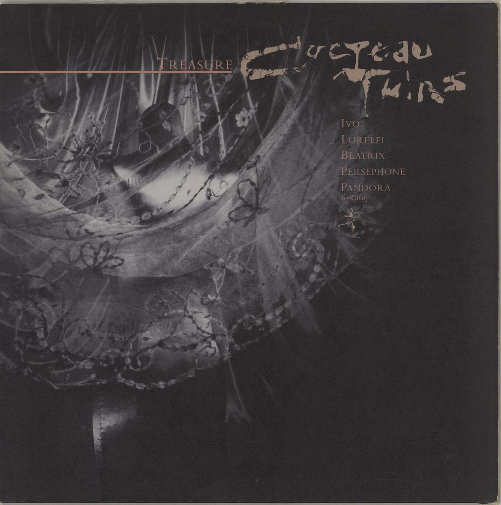 Cocteau Twins Treasure - VG/EX UK vinyl LP album (LP record) CAD412