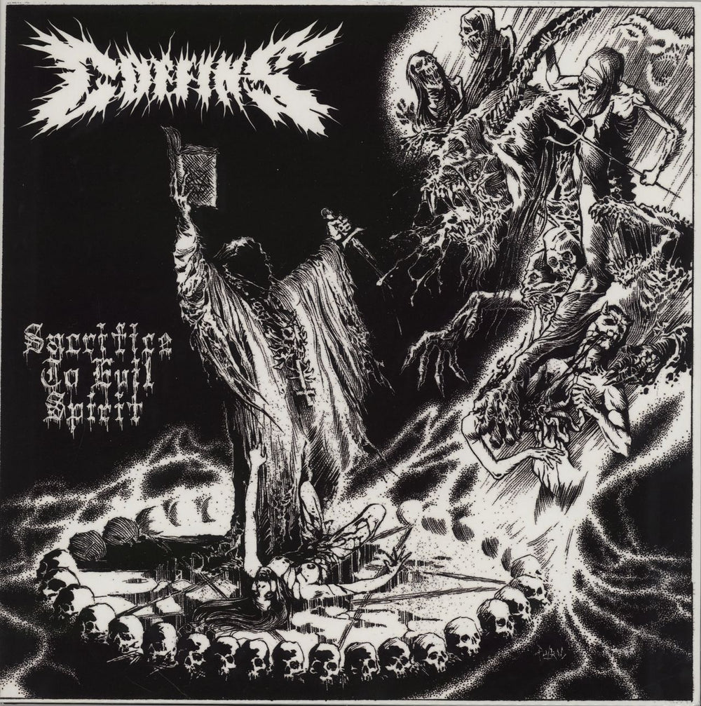 Coffins Sacrifice To Evil Spirit French 2-LP vinyl record set (Double LP Album) OPLP253