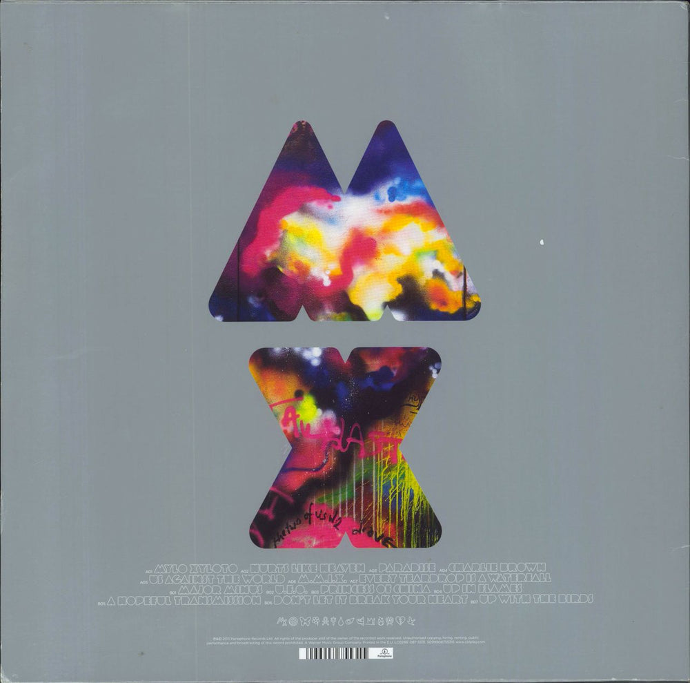 Coldplay Mylo Xyloto - EX UK vinyl LP album (LP record) 5099908755315