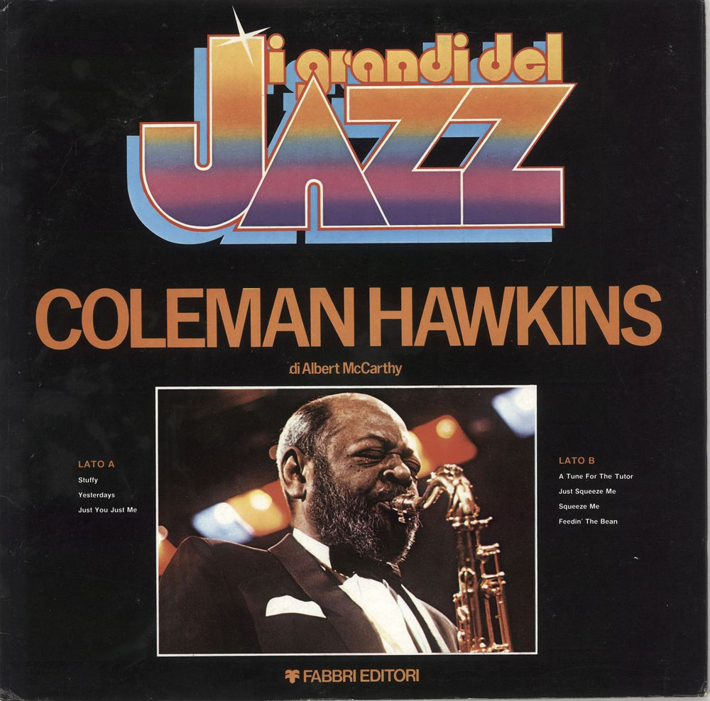 Coleman Hawkins I Grandi Del Jazz #35 Italian vinyl LP album (LP record) GDJ-35