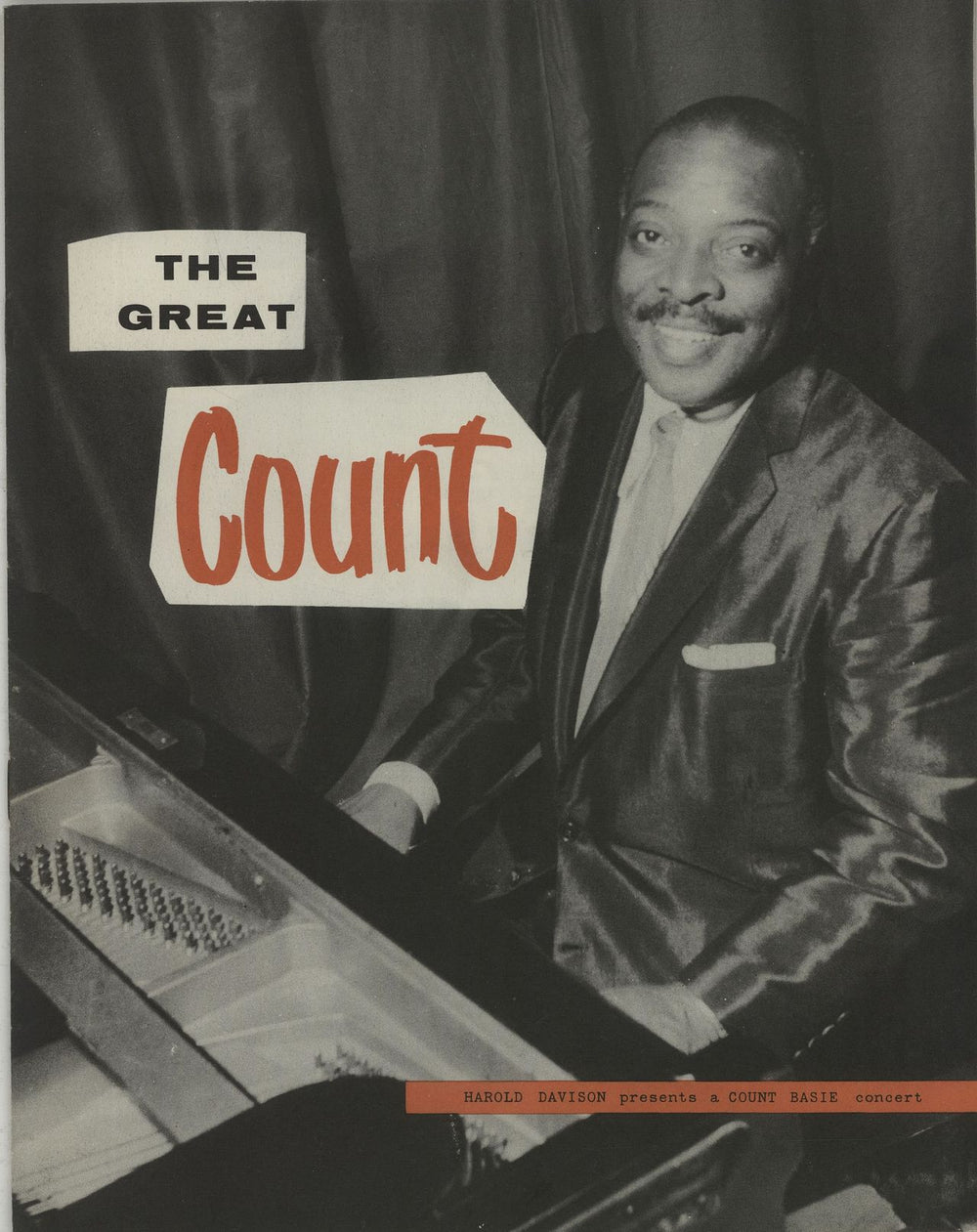 Count Basie The Great Count UK tour programme tour programme