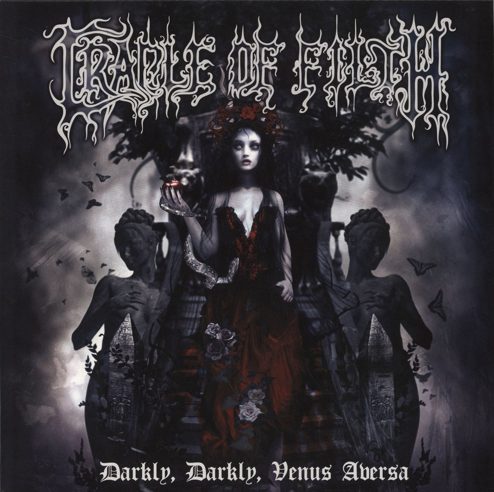 Cradle Of Filth Darkly, Darkly, Venus Aversa UK 2-LP vinyl record set (Double LP Album) VILELP759