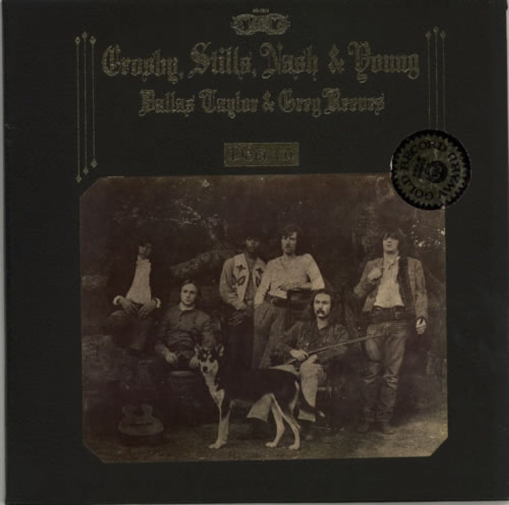 Crosby, Stills, Nash & Young Déjà Vu - 1st - RIAA Stickered UK vinyl LP album (LP record) 2401001