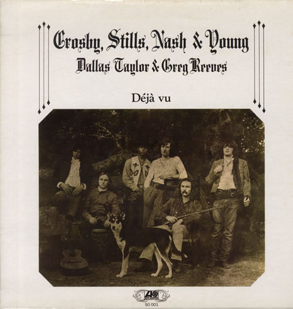 Crosby, Stills, Nash & Young Déjà Vu French vinyl LP album (LP record) 50001