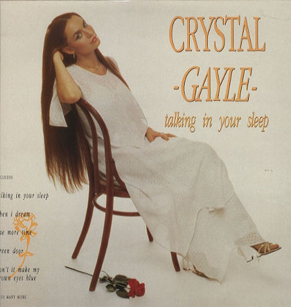 Crystal Gayle Talking In Your Sleep UK vinyl LP album (LP record) EMS1289