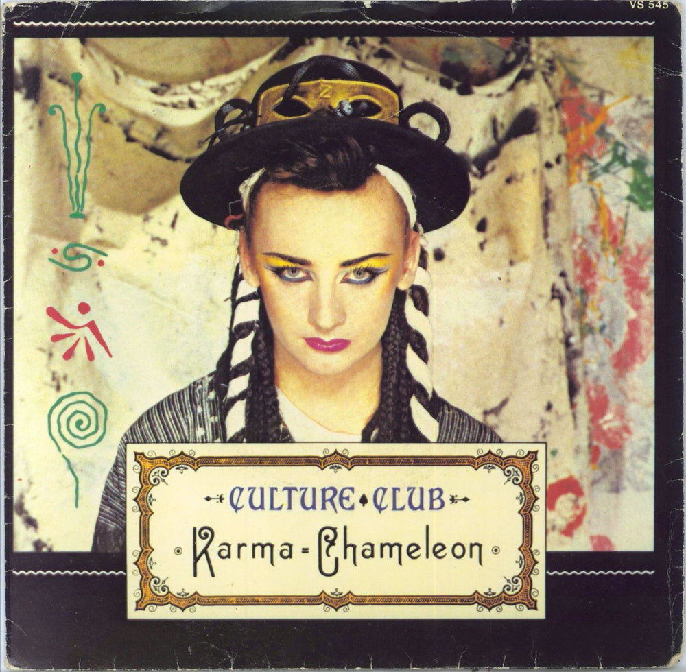 Culture Club Karma Chameleon South African 7" vinyl single (7 inch record / 45) VS545