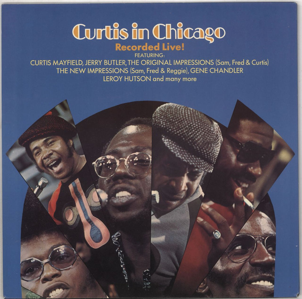 Curtis Mayfield Curtis In Chicago UK vinyl LP album (LP record) 2318091