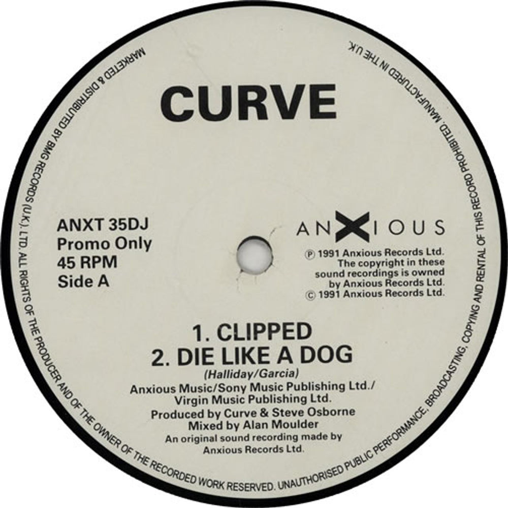 Curve Cherry EP UK Promo 12" vinyl single (12 inch record / Maxi-single) ANXT35DJ