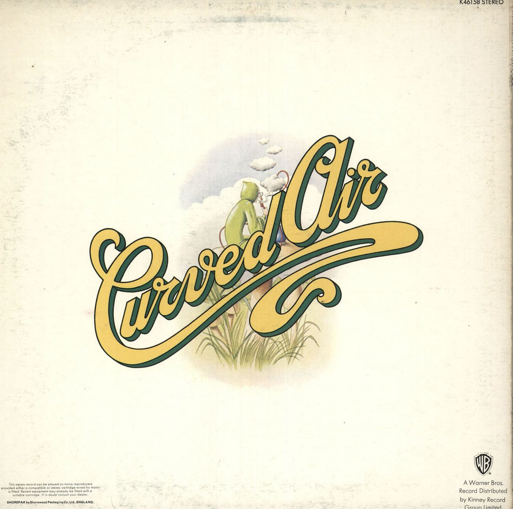 Curved Air Phantasmagoria - 1st + Insert - EX UK vinyl LP album (LP record)