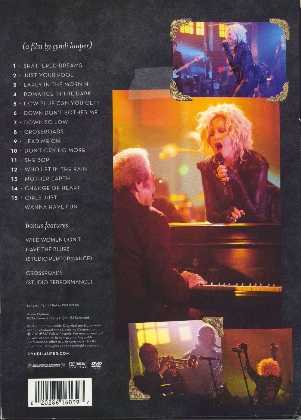 Cyndi Lauper To Memphis With Love US Promo DVD 020286160397