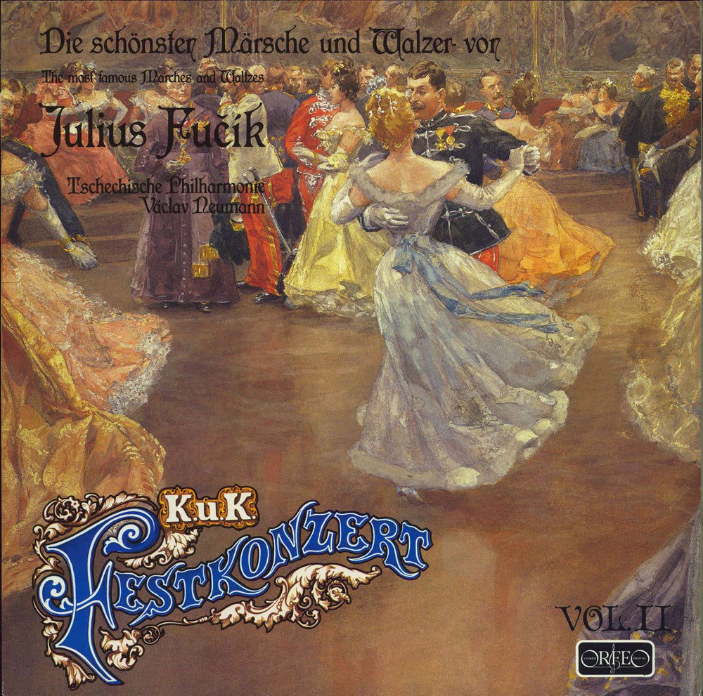 Czech Philharmonic Orchestra Fucik - The Most Famous Marches And Waltzes German vinyl LP album (LP record) S147861B