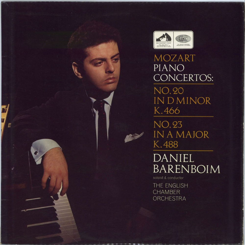 Daniel Barenboim Mozart: Piano Concertos - 1st UK vinyl LP album (LP record) ASD2318