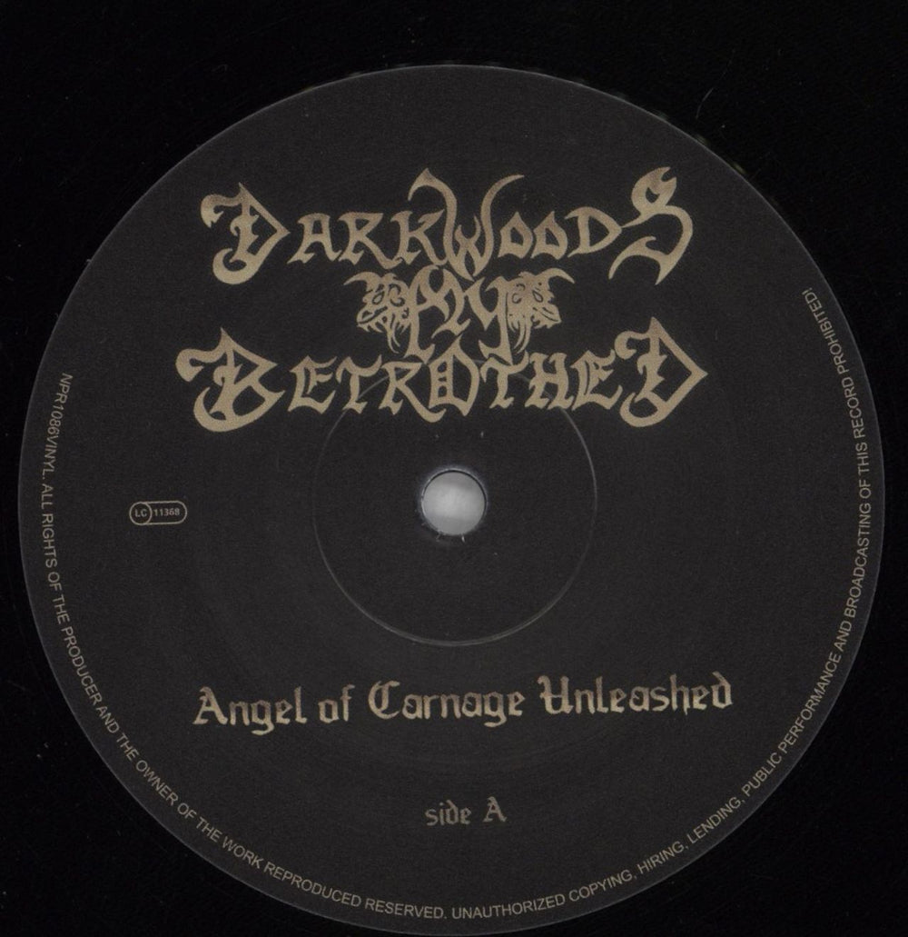 Darkwoods My Betrothed Angel Of Carnage Unleashed US 2-LP vinyl record set (Double LP Album) 6F52LAN825029