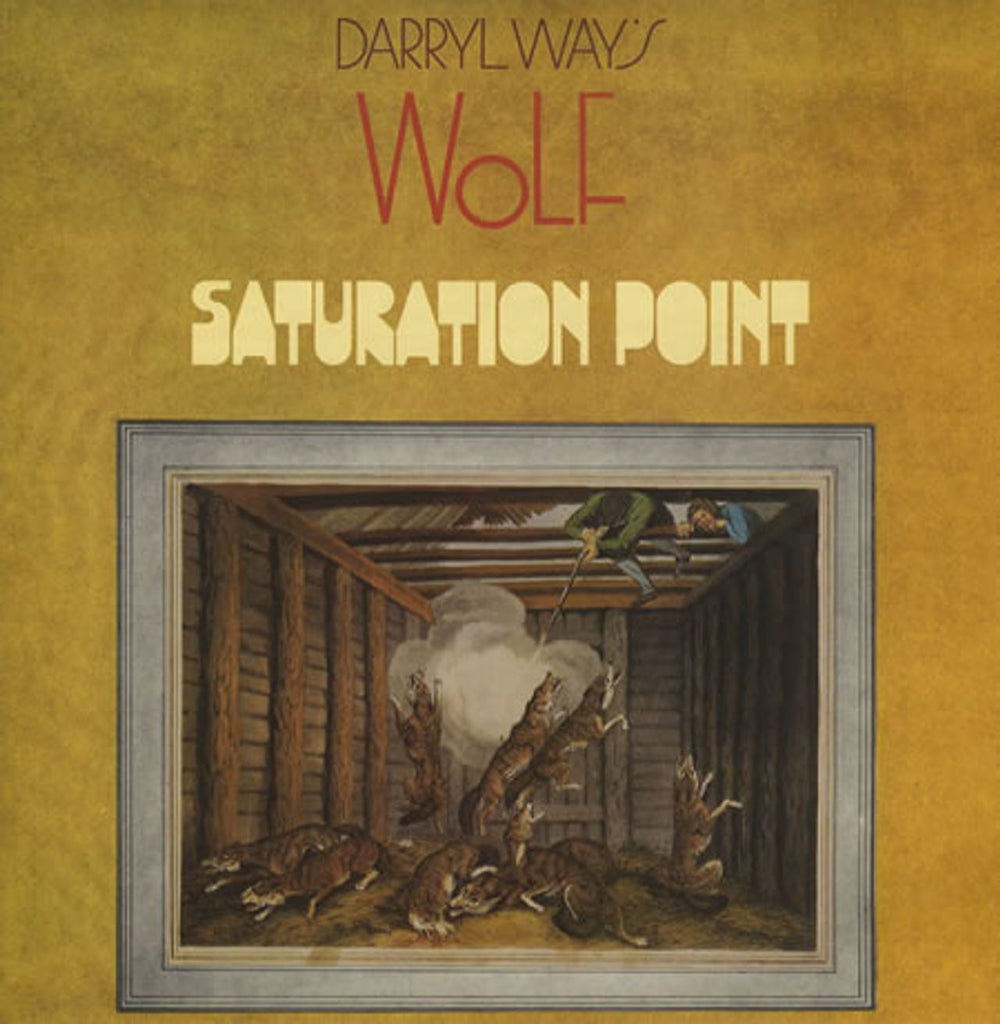 Darryl Way's Wolf Saturation Point - 1st UK vinyl LP album (LP record) SML1104