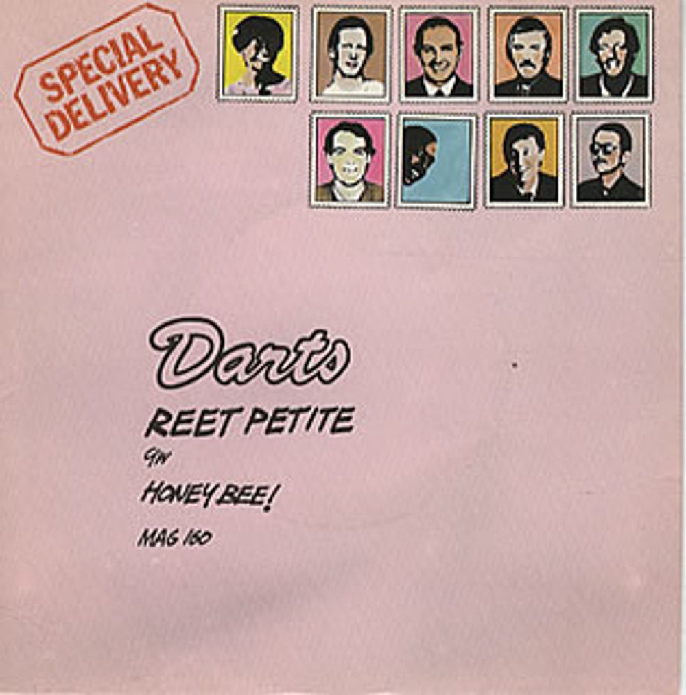Darts Reet Petite - Pink sleeve UK 7" vinyl single (7 inch record / 45) MAG160