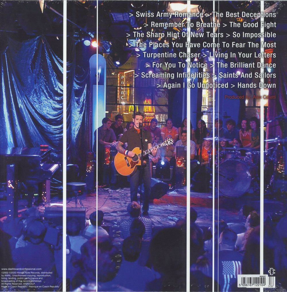 Dashboard Confessional MTV Unplugged v2.0 - Matchstick Red Burst Vinyl - Sealed US vinyl LP album (LP record) 5056167122104