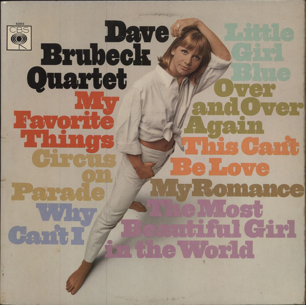 Dave Brubeck My Favorite Things UK vinyl LP album (LP record) 62643