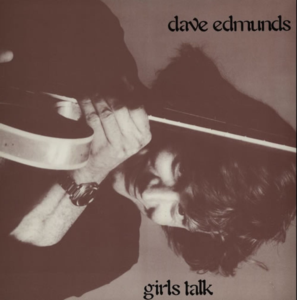 Dave Edmunds Girl's Talk - P/S UK 7" vinyl single (7 inch record / 45) SSK19418