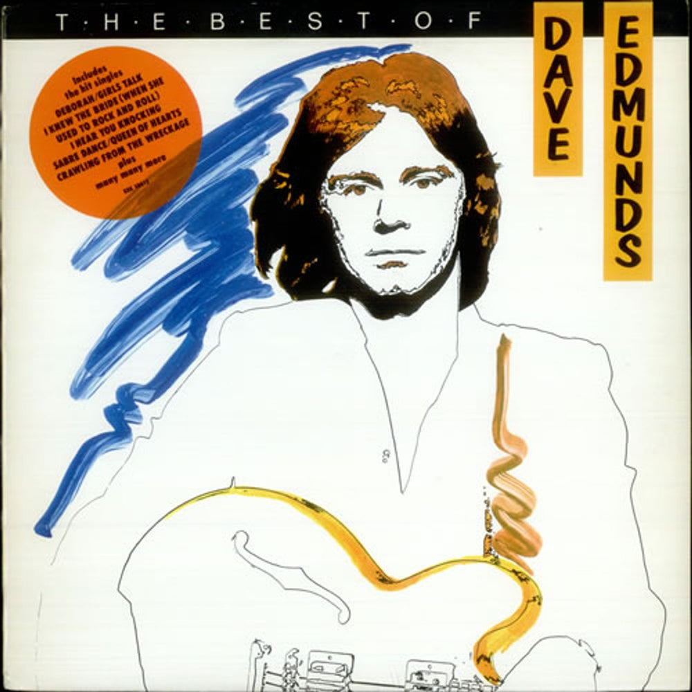 Dave Edmunds The Best Of Dave Edmunds - stickered p/s UK vinyl LP album (LP record) SSK59413