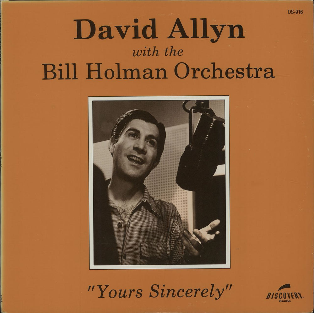 David Allen Yours Sincerely US vinyl LP album (LP record) DS-916