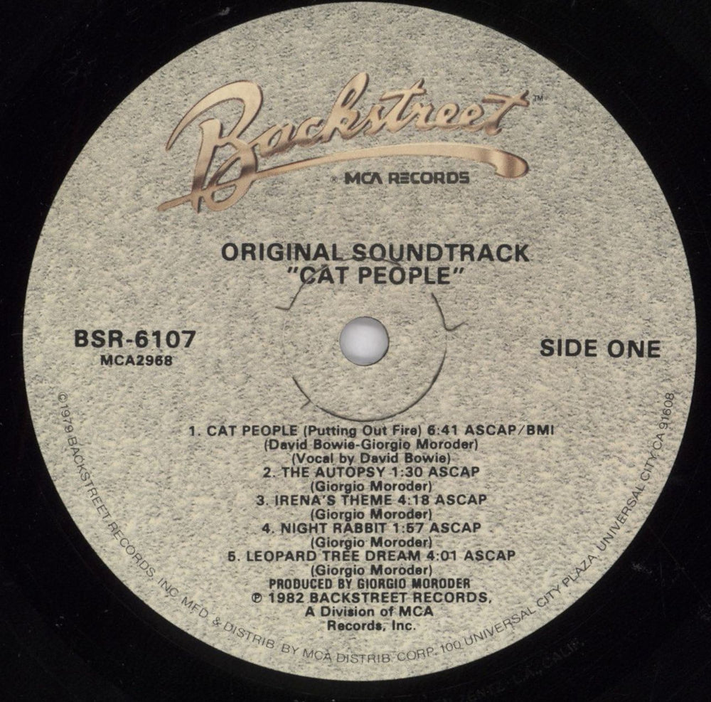 David Bowie Cat People - Shrink US vinyl LP album (LP record) BOWLPCA829133