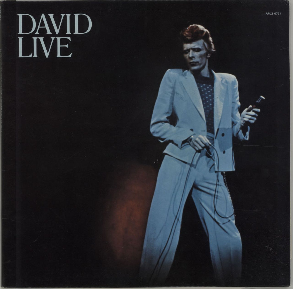 David Bowie David Live - Black Label UK 2-LP vinyl record set (Double LP Album) APL2-0771