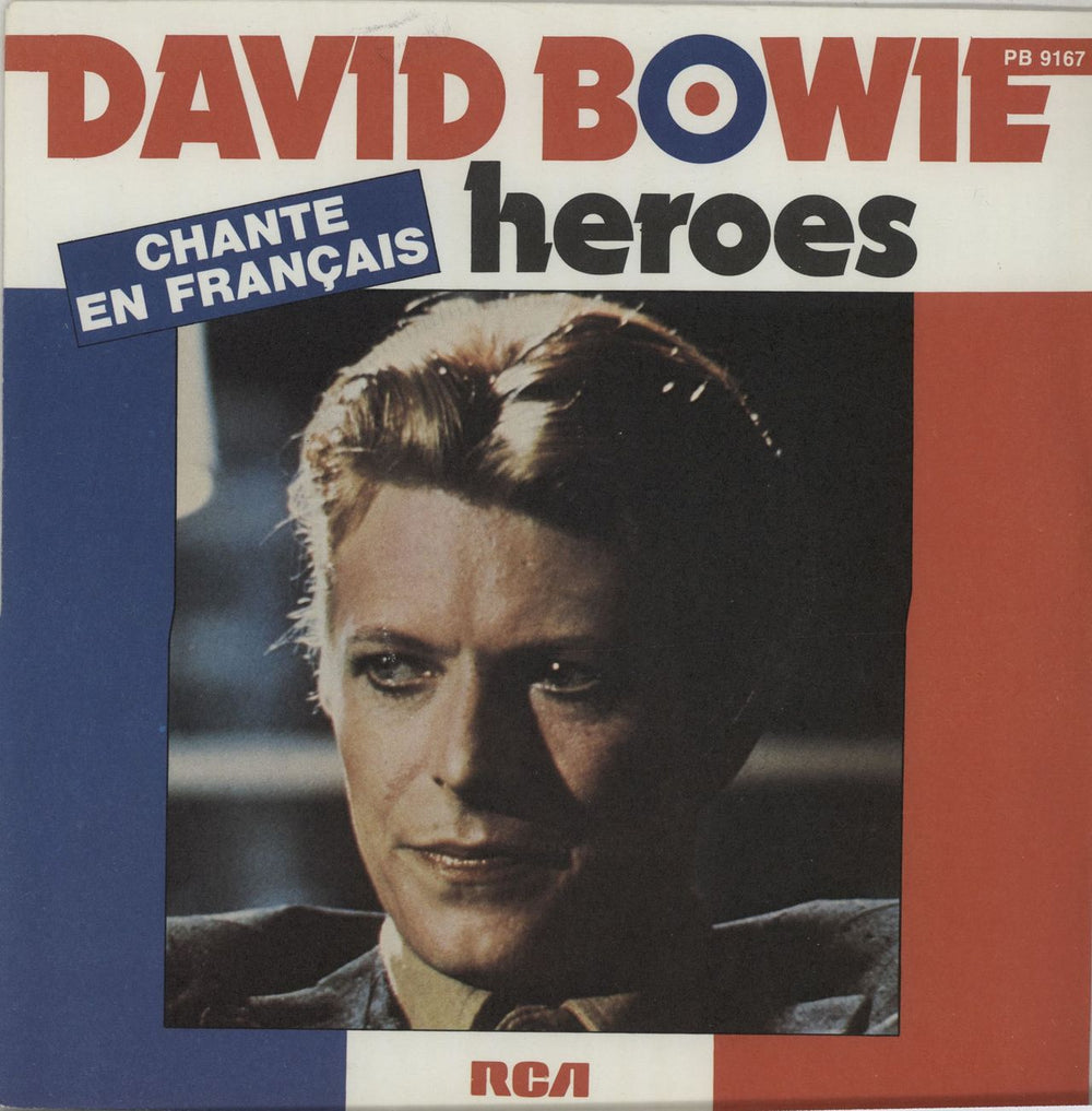 David Bowie Heroes French 7" vinyl single (7 inch record / 45) PB9167