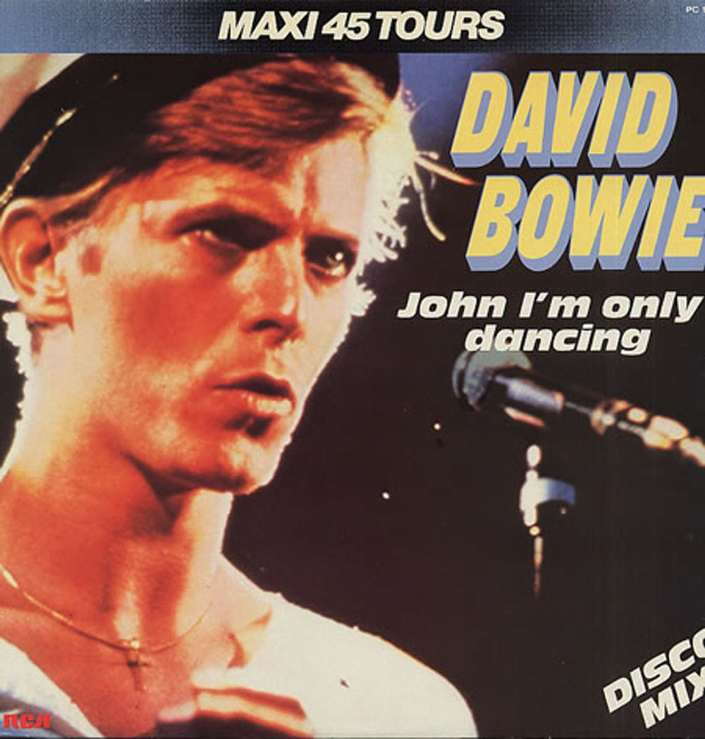 David Bowie John I'm Only Dancing French 12" vinyl single (12 inch record / Maxi-single) PC9484