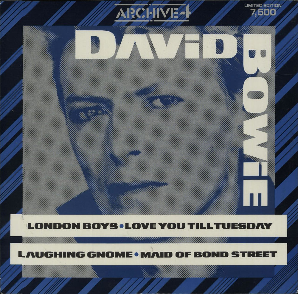 David Bowie London Boys UK 12" vinyl single (12 inch record / Maxi-single) TOF105