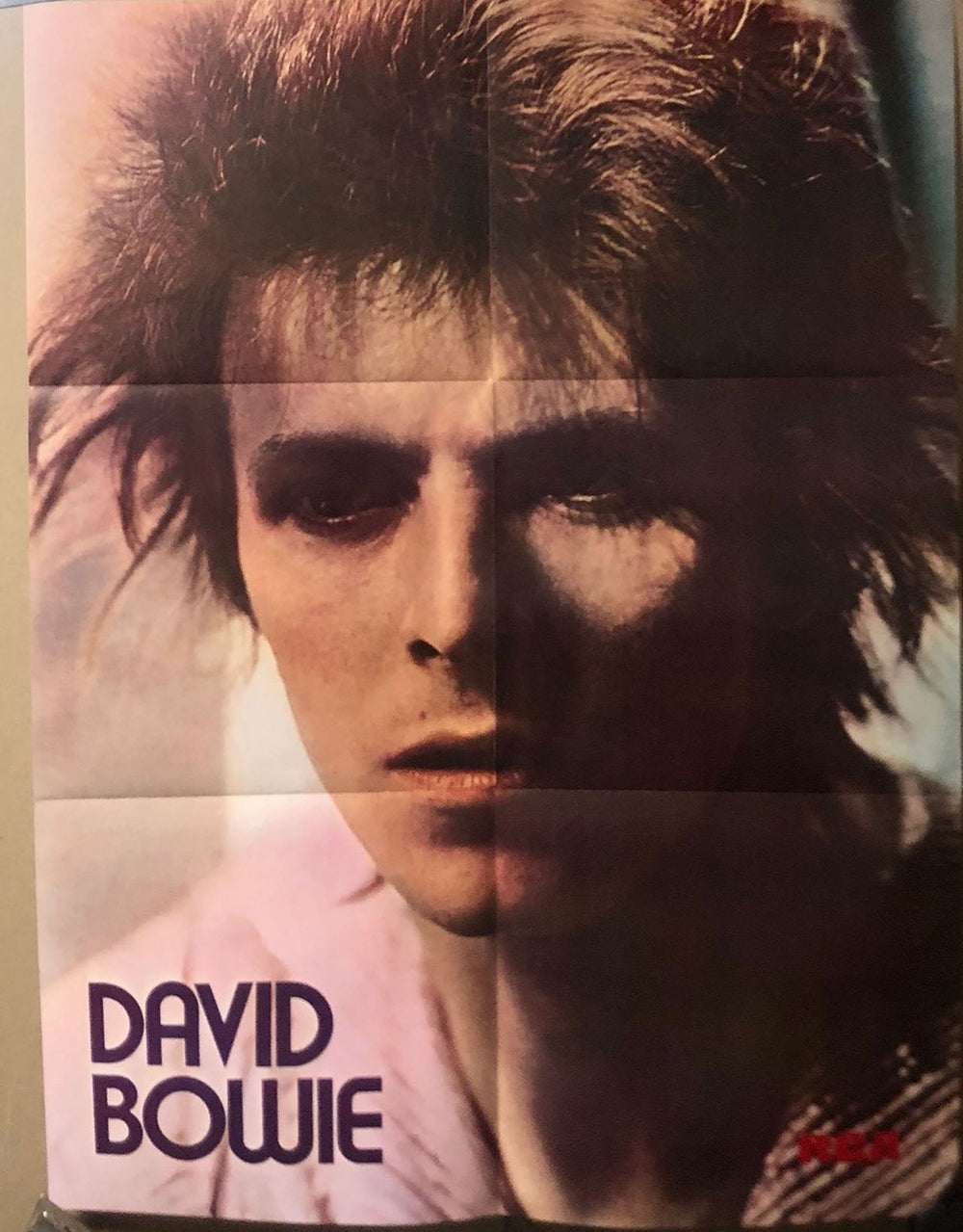 David Bowie Space Oddity + Poster + Obi Japanese vinyl LP album (LP record)