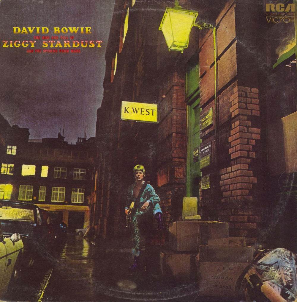 David Bowie The Rise And Fall Of Ziggy Stardust - 1st - Contract Pressing UK vinyl LP album (LP record) SF8287