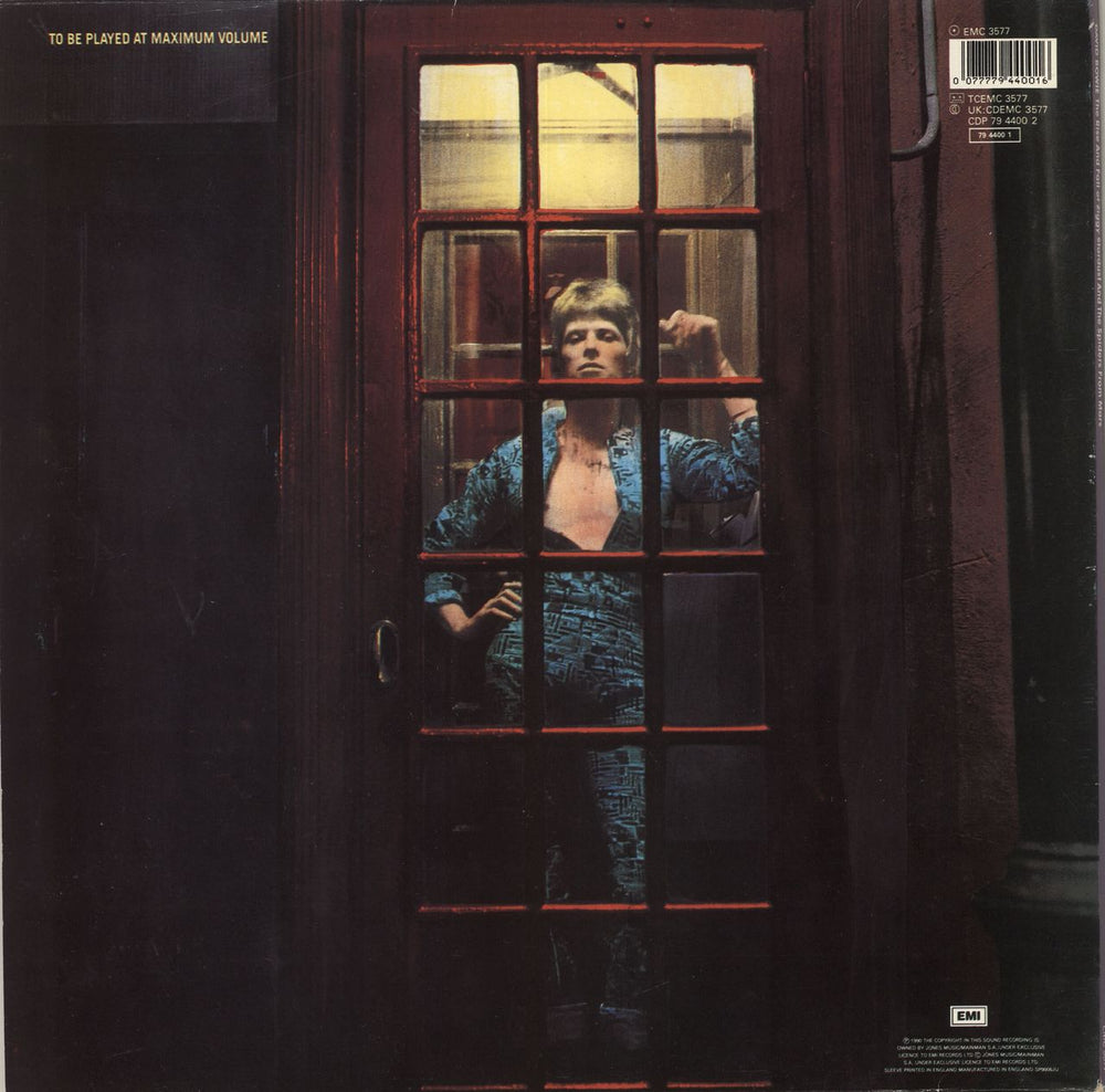 David Bowie The Rise And Fall Of Ziggy Stardust - Stickered UK vinyl LP album (LP record) 077779440016