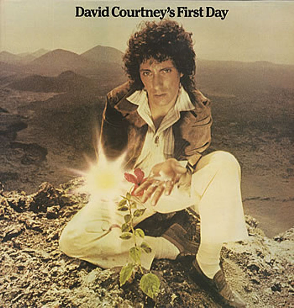 David Courtney First Day - Factory Sample UK vinyl LP album (LP record) EMC3094