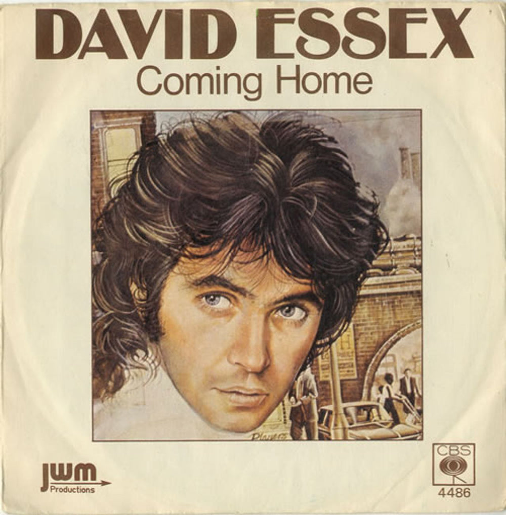 David Essex Coming Home - P/S UK 7" vinyl single (7 inch record / 45) SCBS4486